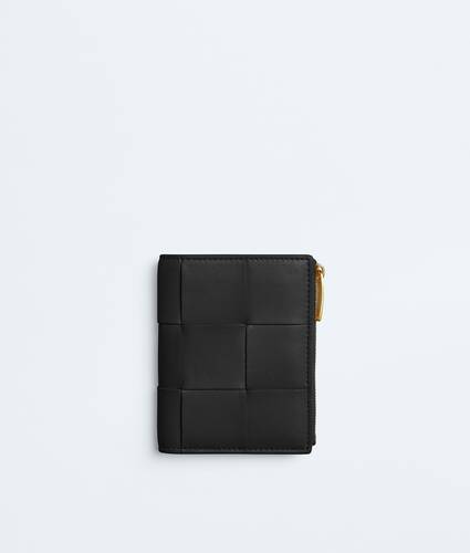 Cartera Cassette Bi-Fold peque&ntilde;a para Mujer en Black Bottega Veneta M&eacute;xico ES - Image 1