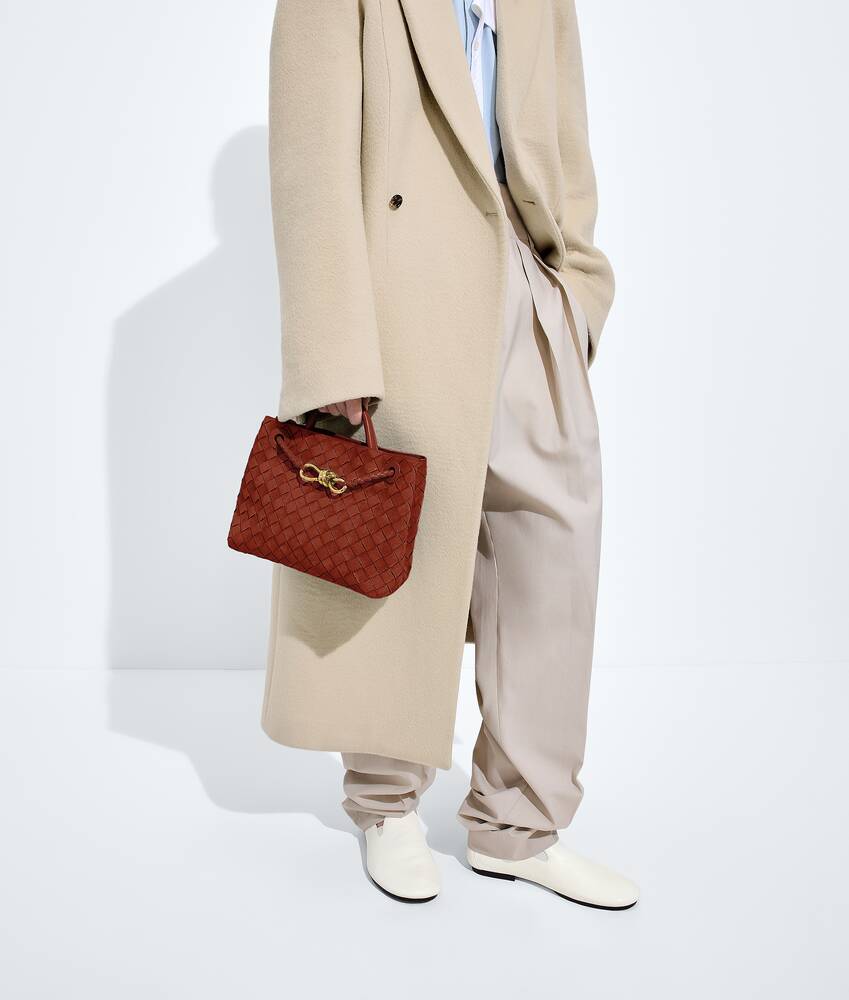Women's Small Andiamo in Rust Bottega Veneta Singapore EN - Image 6