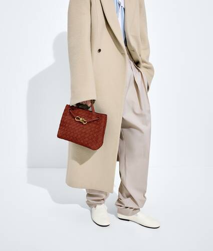 Women's Small Andiamo in Rust Bottega Veneta Singapore EN - Image 6
