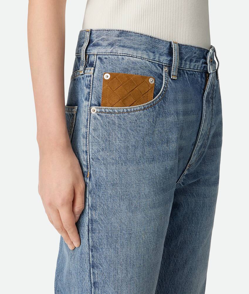 Visualizza una versione più grande dell’immagine del prodotto 4 - Jeans a gamba dritta indaco vintage