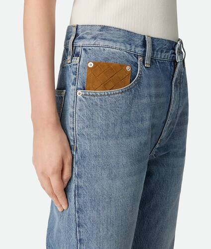 Jean droit indigo vintage