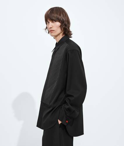 ウール グレインドプードル シャツ のために メンズ で ダブルブラック Bottega Veneta 日本 JA - Image 2