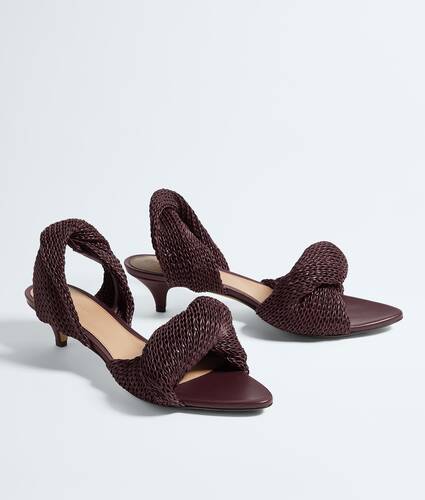 Women's Grace Slingback Sandal in Deep mahogany Bottega Veneta Portugal EN - Image 3