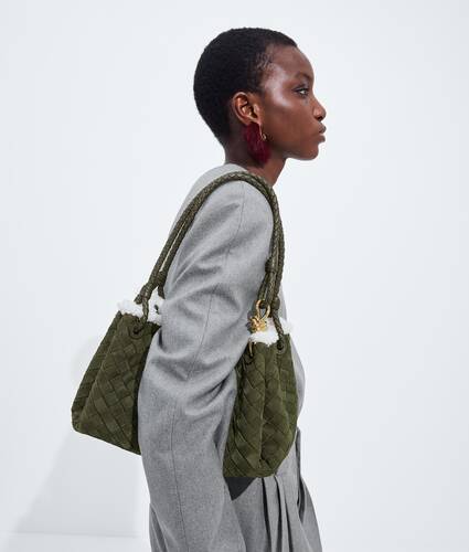 Women's Parachute in Bark green/plaster Bottega Veneta Romania EN - Image 6
