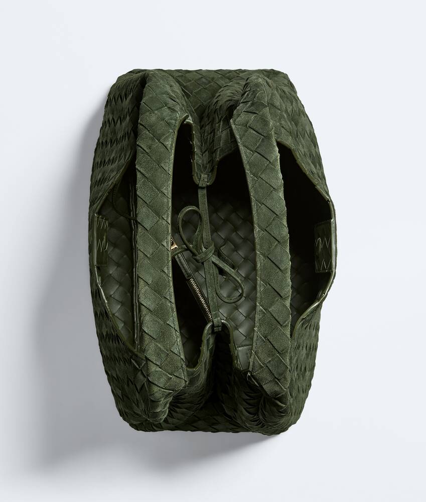 Gro&szlig;e Campana f&uuml;r Damen in Green tweed Bottega Veneta Deutschland DE - Image 3