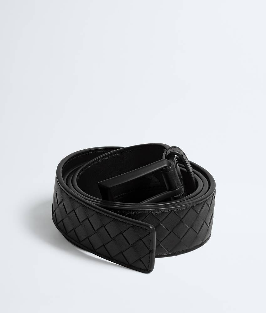 Men's Solo Belt in Black/nero opaco Bottega Veneta Lithuania EN - Image 3