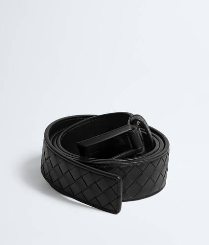 Men's Solo Belt in Black/nero opaco Bottega Veneta Lithuania EN - Image 3