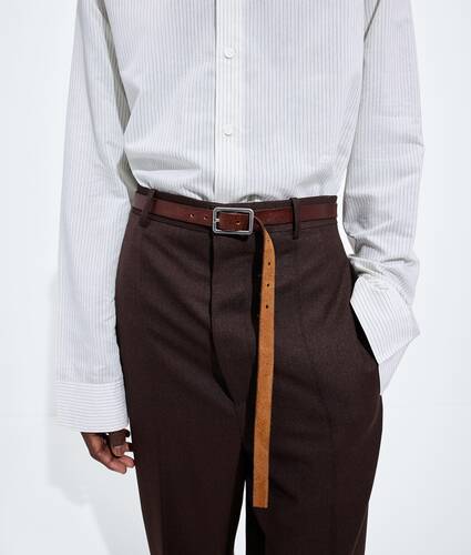Men's Tile Belt in Dark oat Bottega Veneta Denmark EN - Image 2