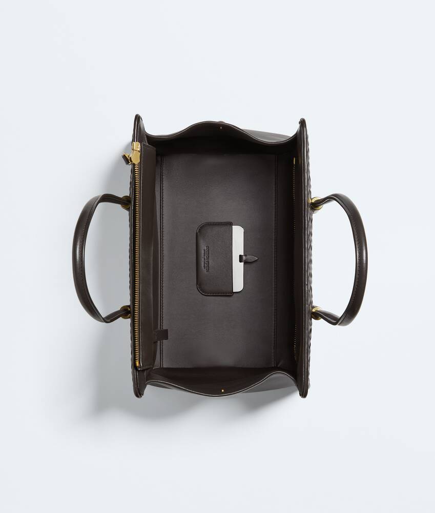 Women's Small Barbara Tote in Espresso Bottega Veneta Netherlands EN - Image 3