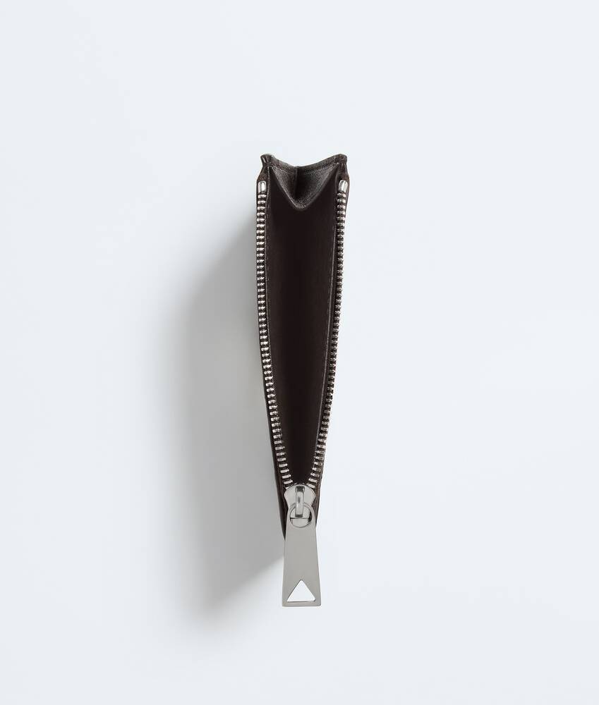 Men's Woven Mycelium Zipped Card Case  in Espresso Bottega Veneta Zimbabwe EN - Image 2
