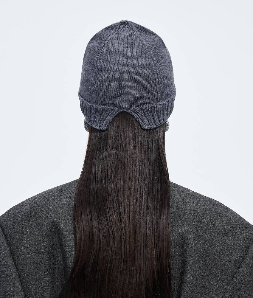 Beanie aus Wollstrick f&uuml;r Damen in Thunder Bottega Veneta Deutschland DE - Image 4