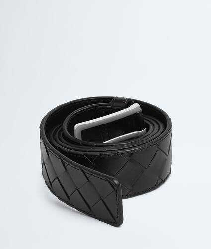 Cintur&oacute;n Intrecciato para Hombre en Black Bottega Veneta M&eacute;xico ES - Image 3