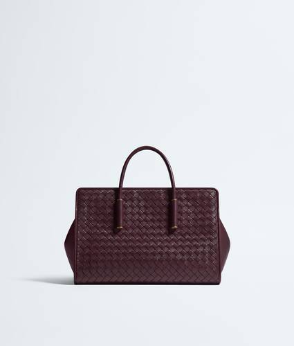 Women's Small Barbara Tote in Deep mahogany Bottega Veneta Poland EN - Image 1