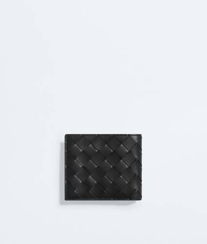 Men's Intrecciato Bi-Fold Wallet with Coin Purse in Black/shamrock Bottega Veneta Hong Kong SAR China EN - Image 3