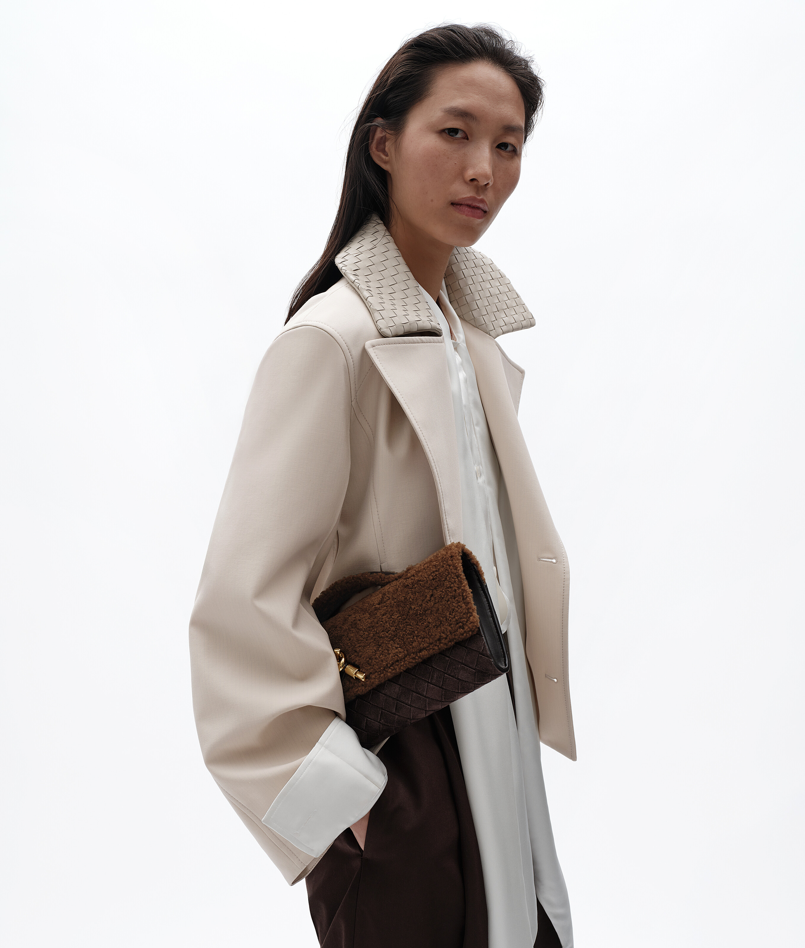 Women's Andiamo Clutch in Fondant/gingerbread Bottega Veneta Luxembourg EN - Image 5