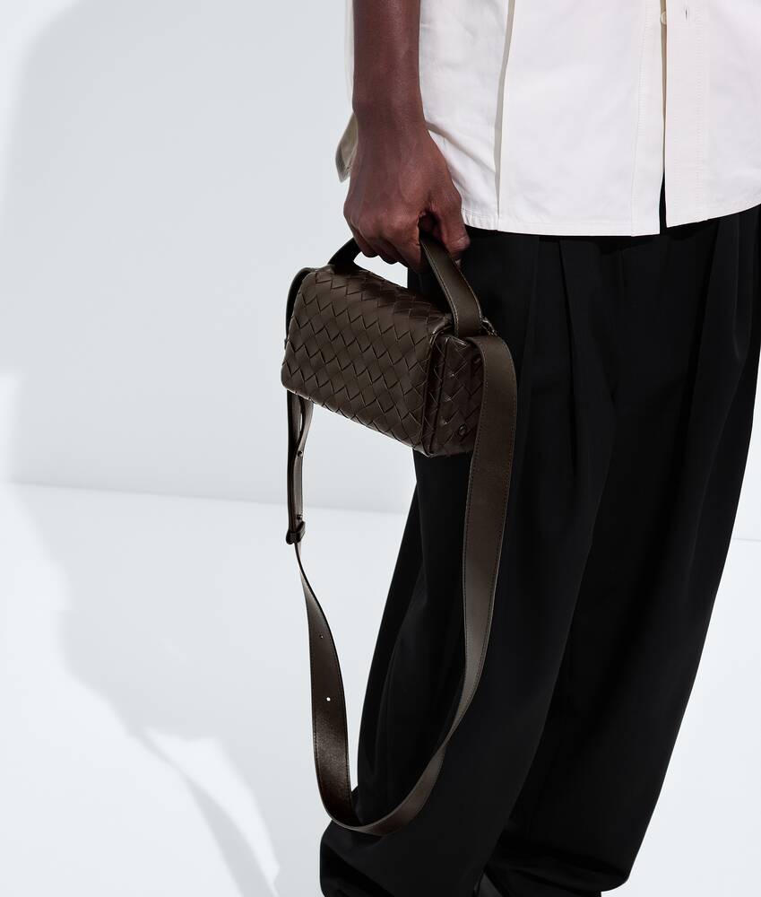 Mini sac &agrave; rabat Intrecciato pour Homme en Fondant Bottega Veneta France FR - Image 6