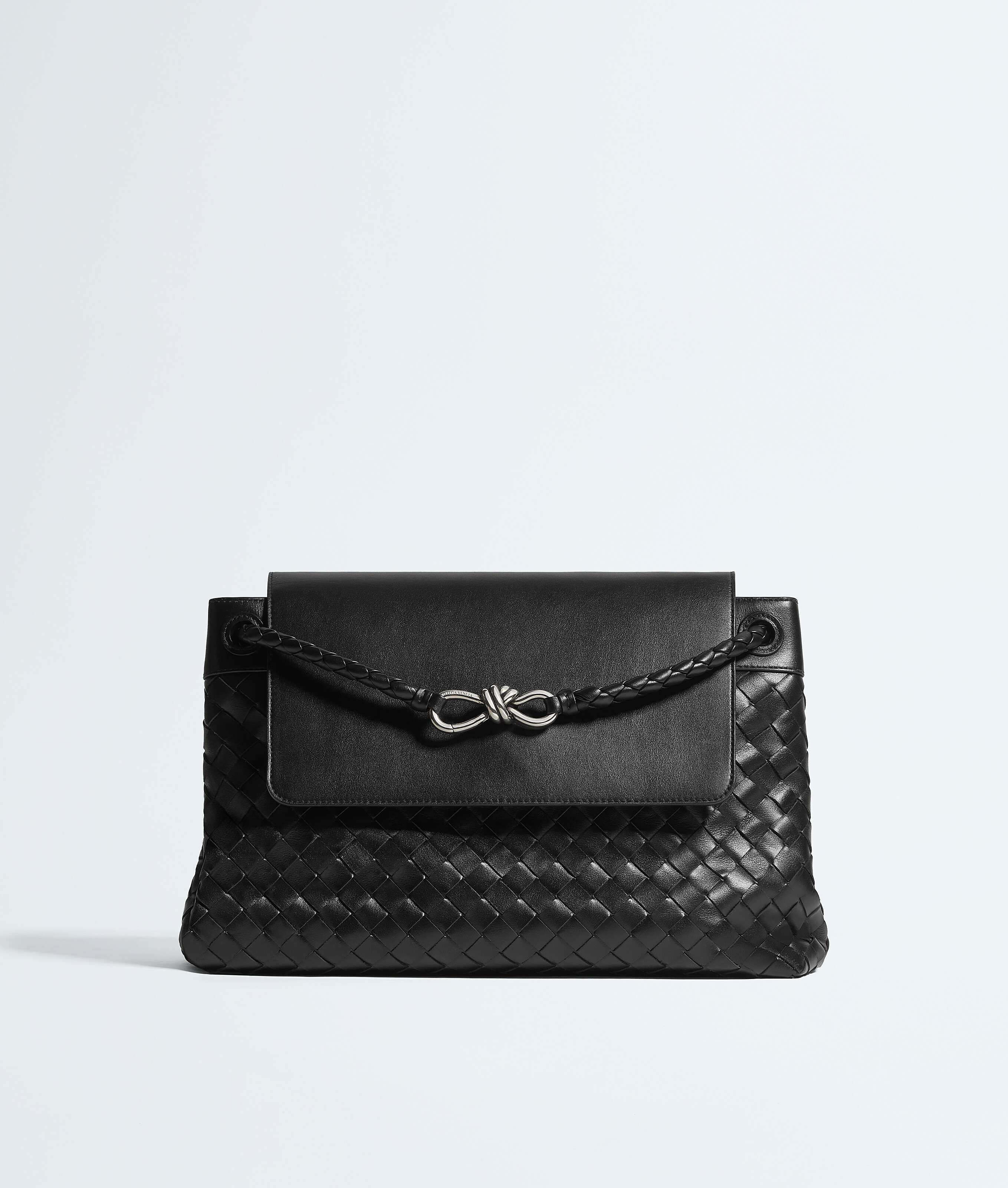 Men's Andiamo Messenger in Black | Bottega Veneta US