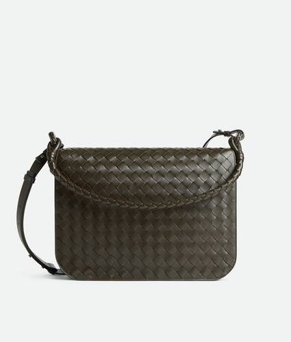 Men's Swing Messenger in Kaki Bottega Veneta Poland EN - Image 1