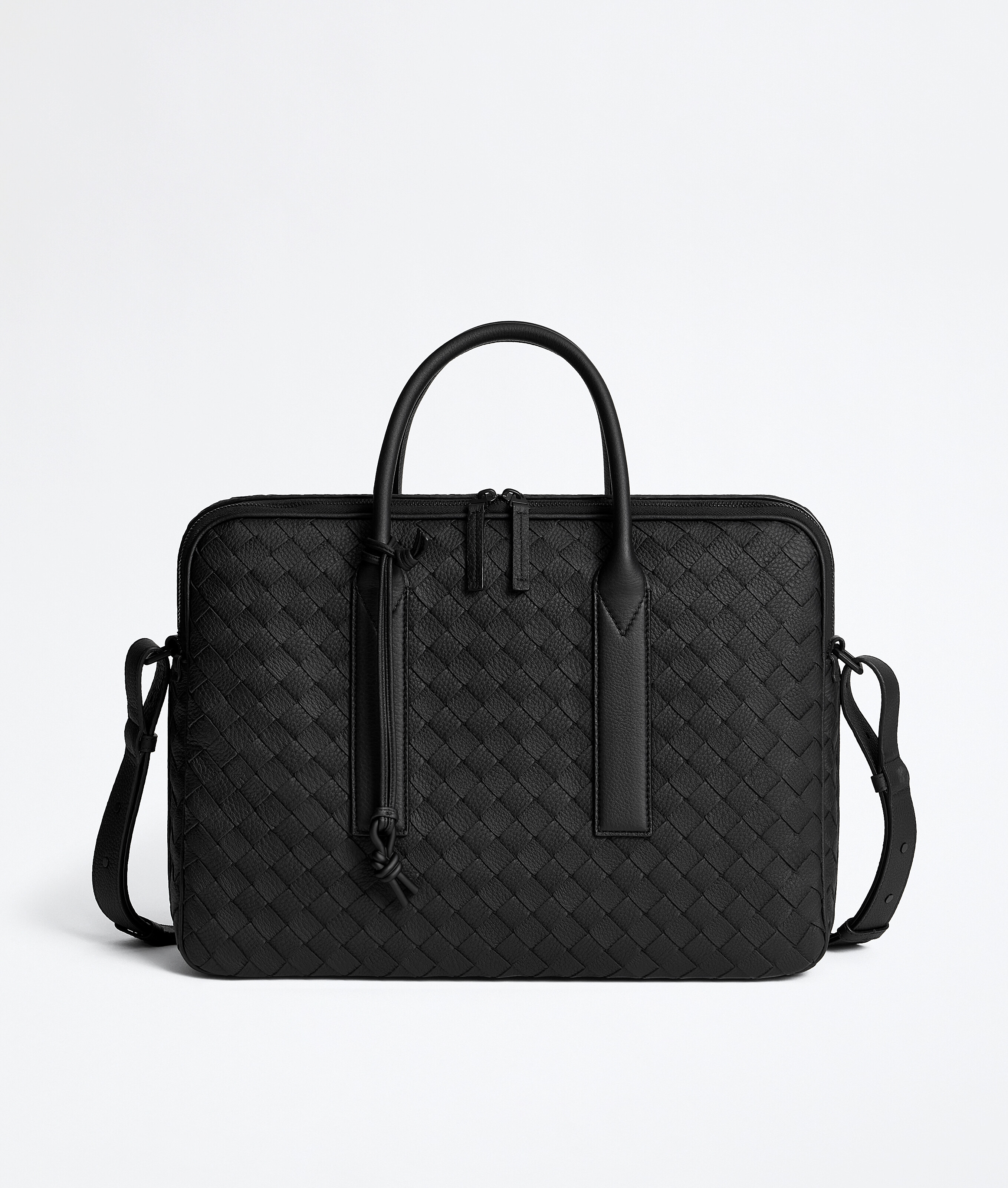 Men's Getaway Briefcase in Black Bottega Veneta Luxembourg EN - Image 1