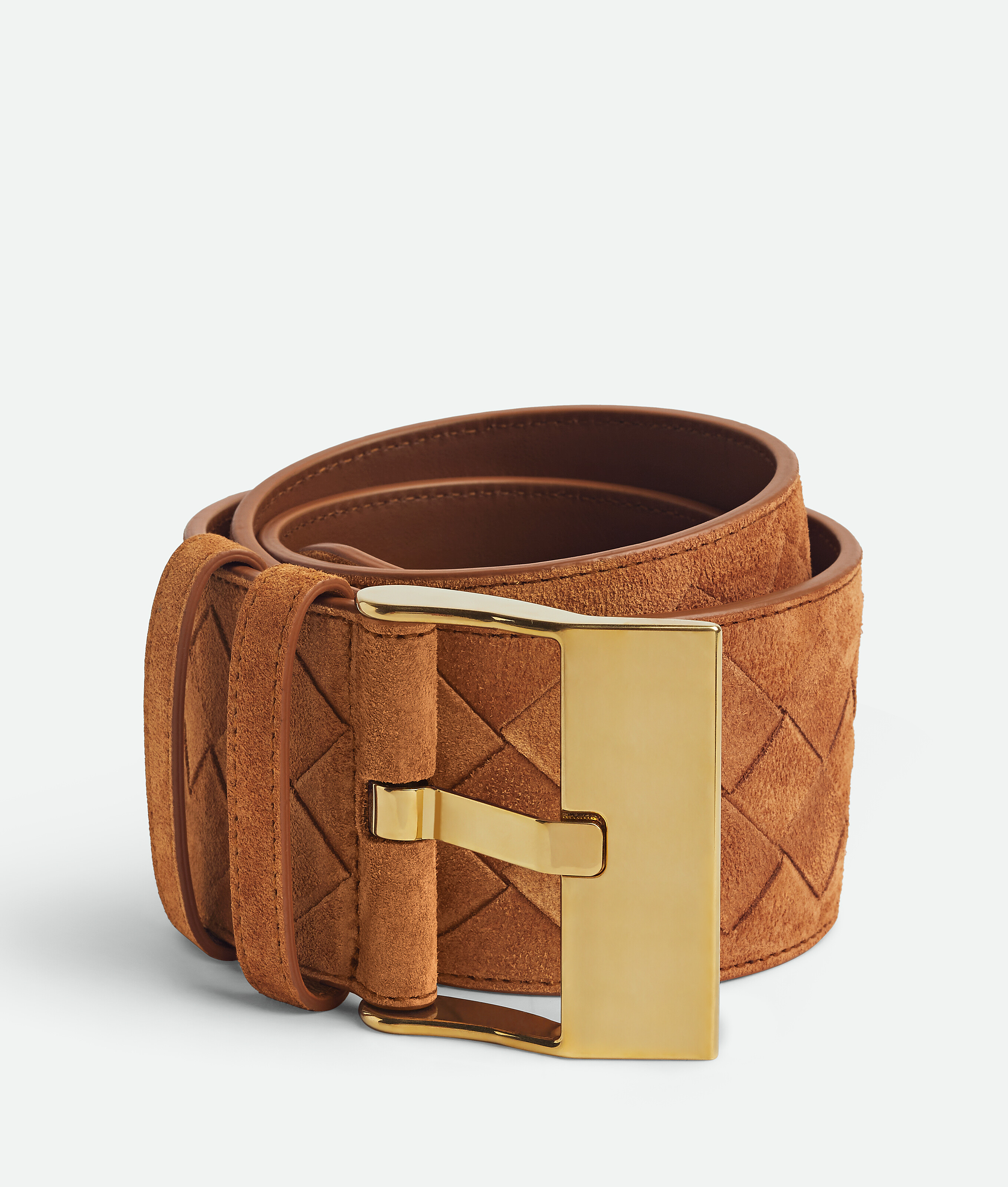Bottega Veneta Watch Large Belt In Brown