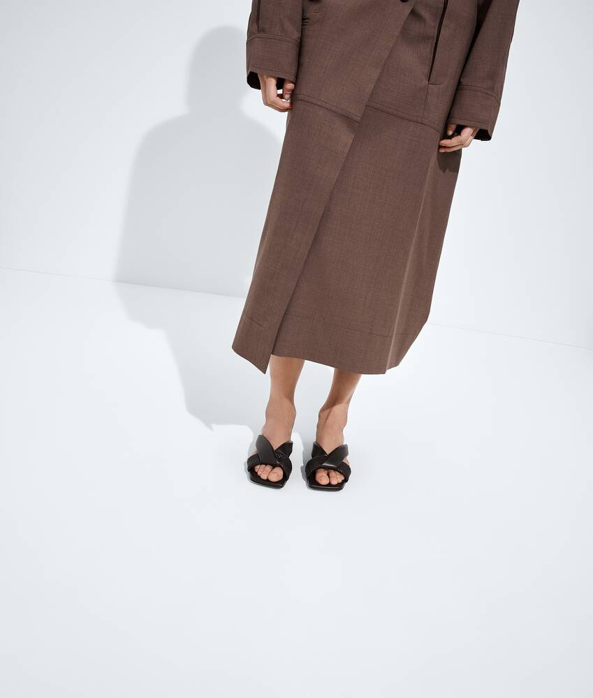 Women's Riva Flat Mule in Espresso Bottega Veneta Spain EN - Image 2