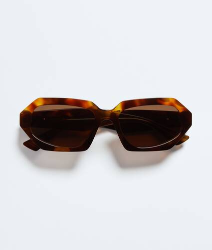 Classic Oval Sunglasses in Brow Bottega Veneta United Kingdom EN - Image 1