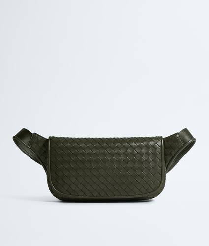 Men's Veneto Belt Bag in Bark green Bottega Veneta Italy EN - Image 1