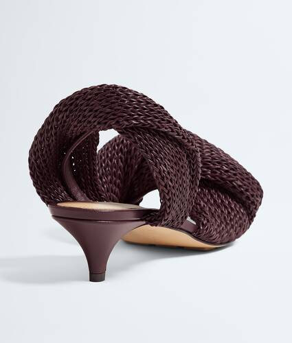 Women's Grace Slingback Sandal in Deep mahogany Bottega Veneta Portugal EN - Image 5