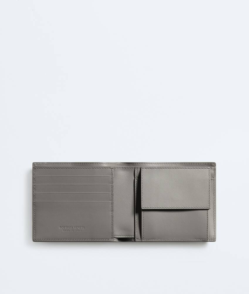 Display a large version of the product image 2 - Intrecciato Bi-Fold Wallet With Coin Purse