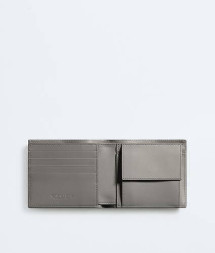 Intrecciato Bi-Fold Wallet With Coin Purse