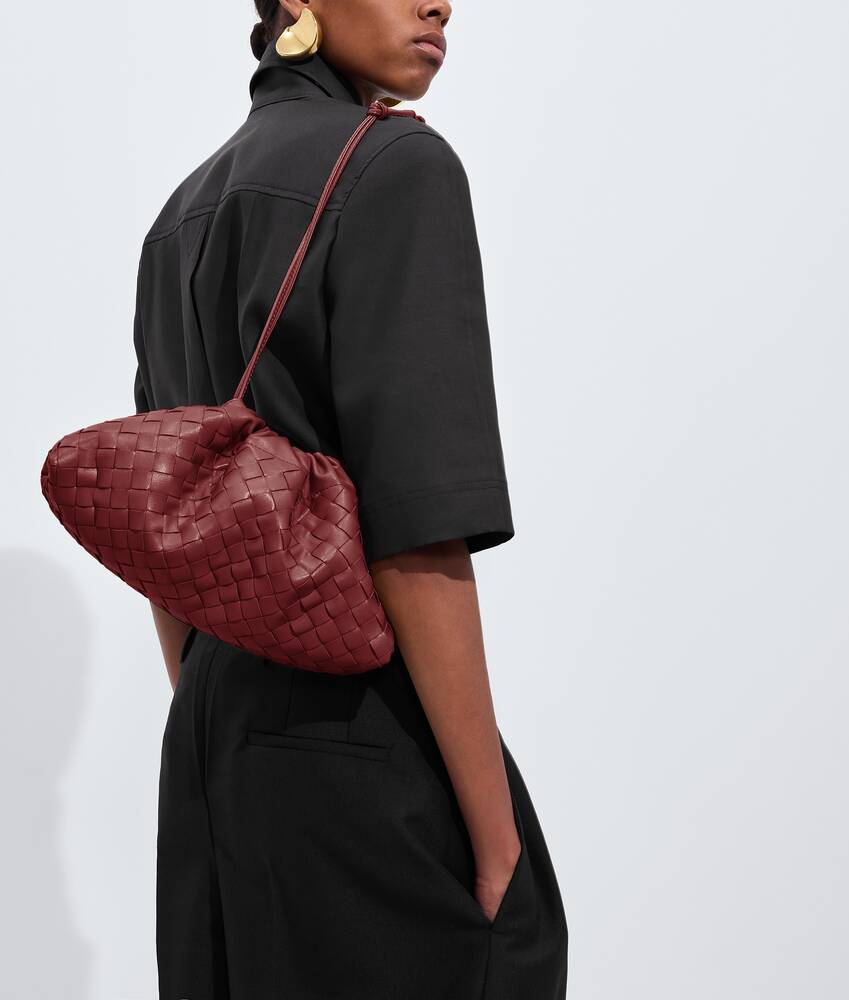 Women's Dustbag Notte in Lava red Bottega Veneta Mexico EN - Image 6