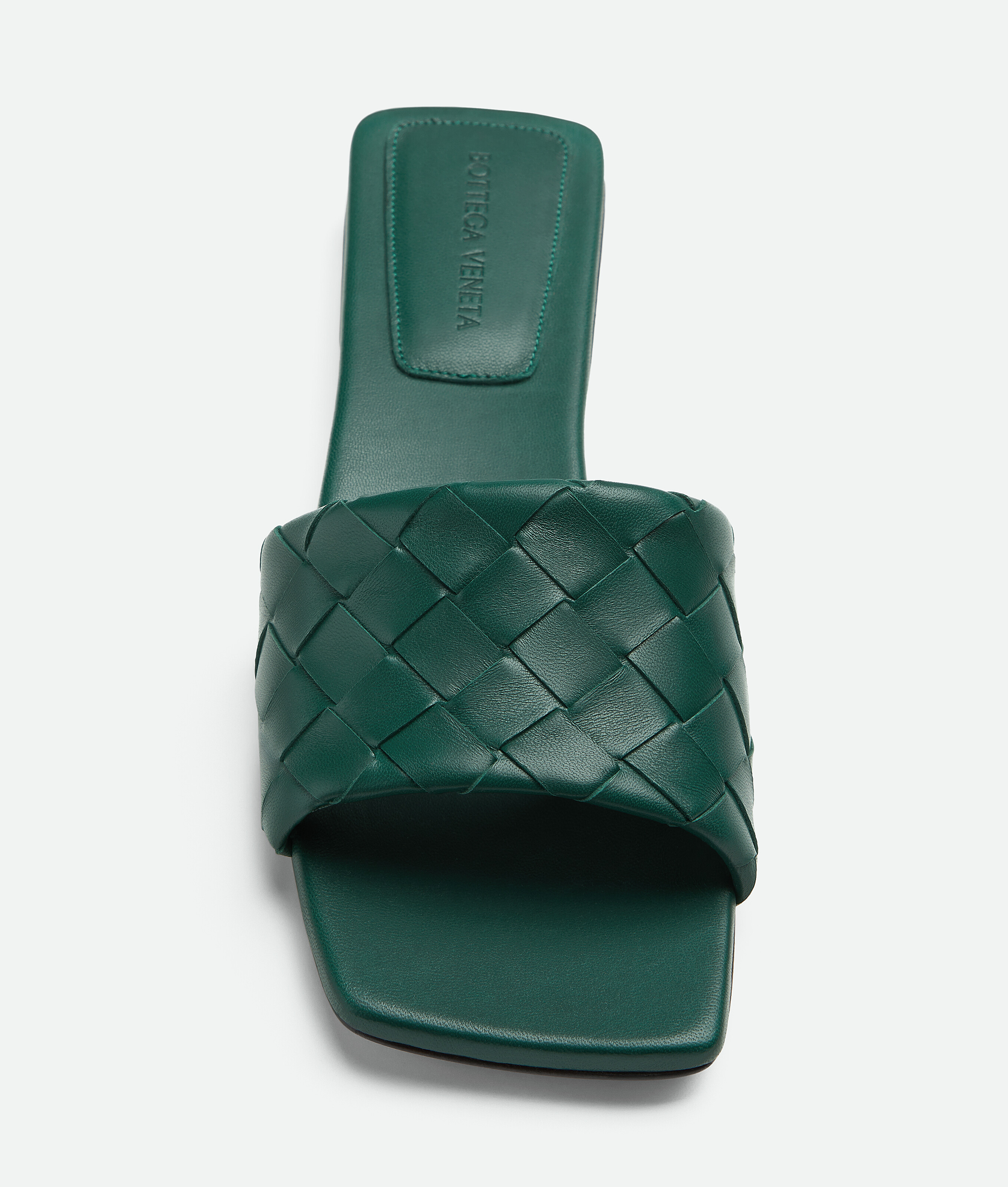Women's Parco Flat Mule in New emerald green Bottega Veneta Canada EN - Image 4