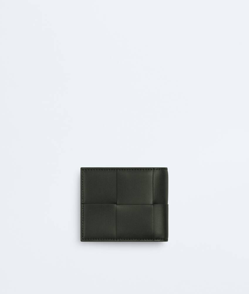 Men's Cassette Bi-Fold Wallet in Dark green Bottega Veneta United Kingdom EN - Image 3