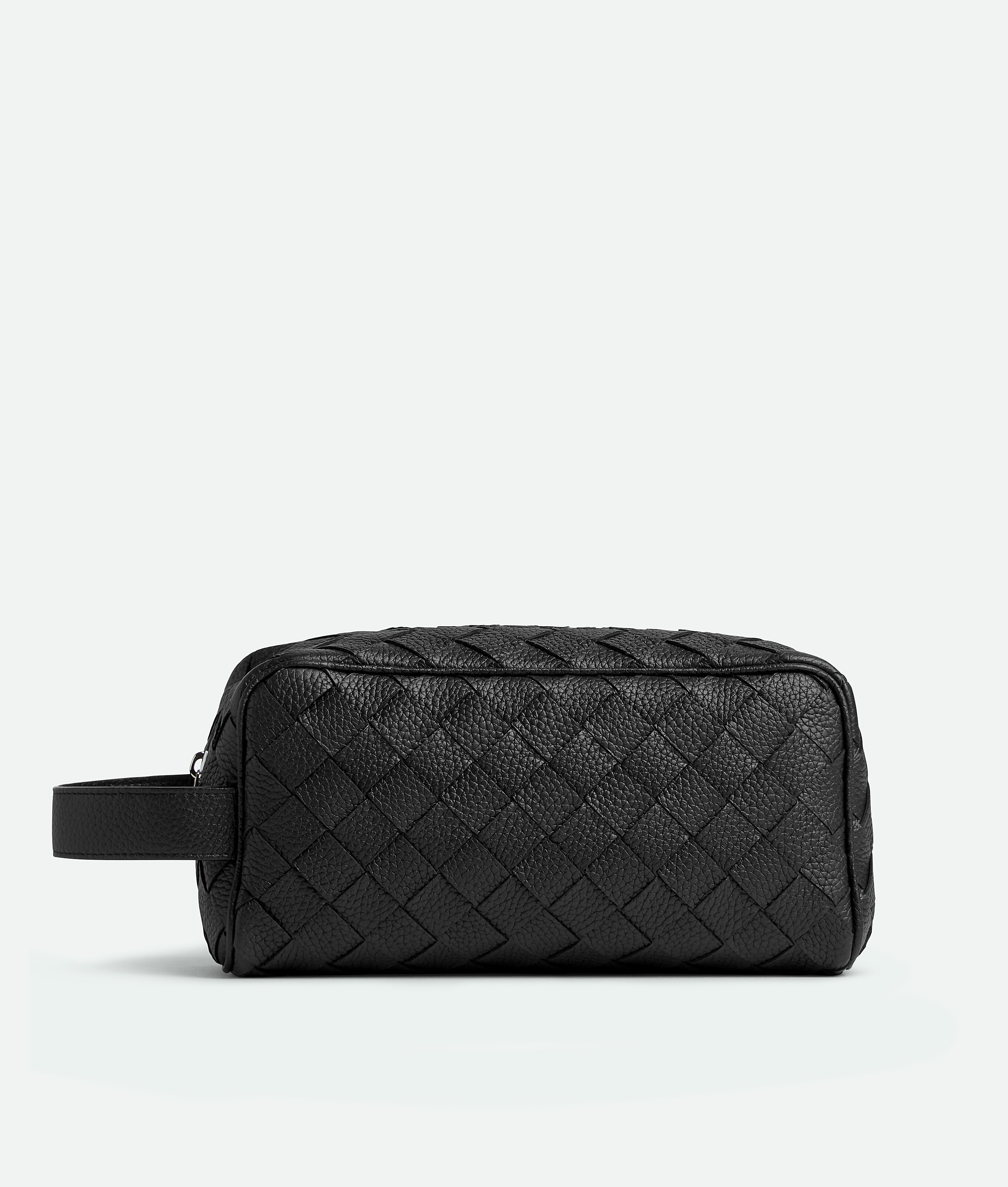 Men's Intrecciato Travel Pouch in Black | Bottega Veneta NO