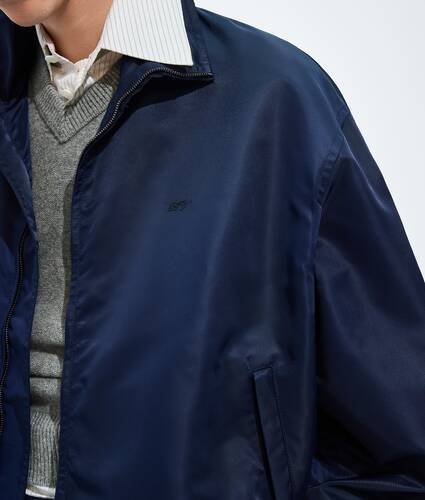 Men's Satin Nylon Blouson in Navy Bottega Veneta Canada EN - Image 5