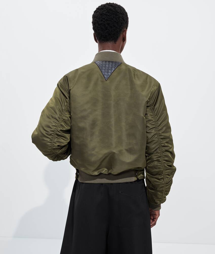 Display a large version of the product image 3 - Padded Nylon Bomber Jacket