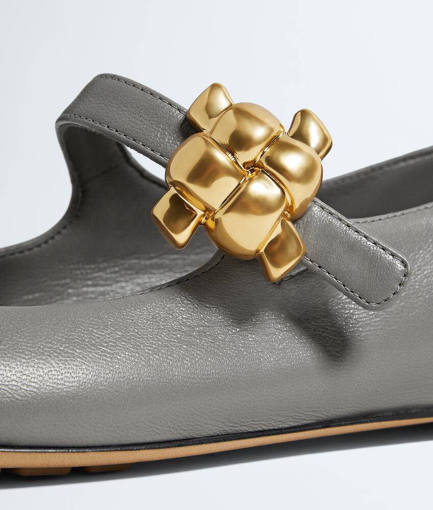 Women's Charlotte Mary-Jane Ballerina in Basalt Bottega Veneta Romania EN - Image 6