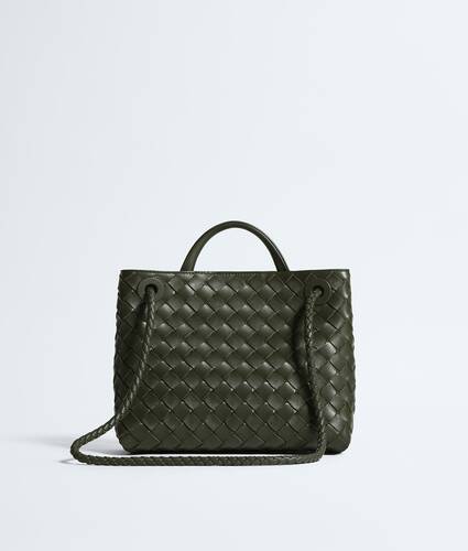 Women's Small Andiamo in Bark green Bottega Veneta Singapore EN - Image 5