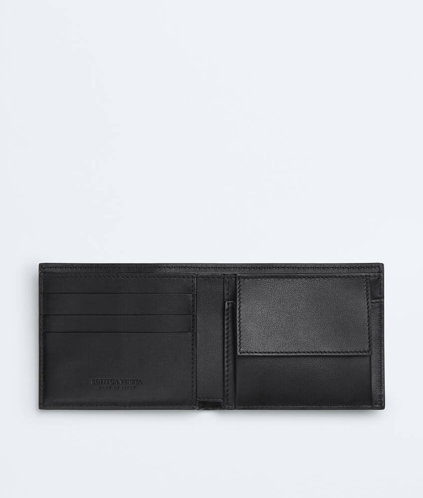 Portefeuille Bi-Fold avec porte-monnaie Cassette pour Homme en Black Bottega Veneta France FR - Image 2