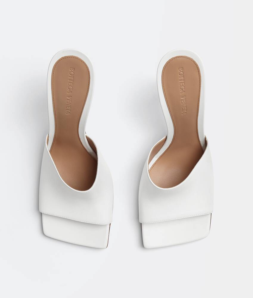 Women's Stretch Mule in Optic white Bottega Veneta Mexico EN - Image 4