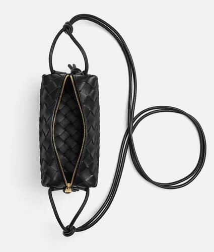 Ela's Mini Loop Camera Bag em Black Bottega Veneta Brasil PT - Image 2