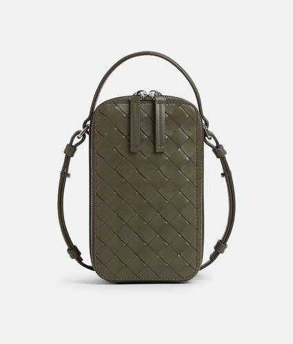 Men's Getaway Phone Pouch in Cypress Bottega Veneta United Arab Emirates EN - Image 1