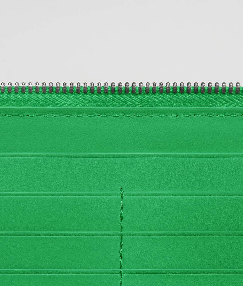 Men's Cassette Zip Around Wallet in Parakeet Bottega Veneta Austria EN - Image 3
