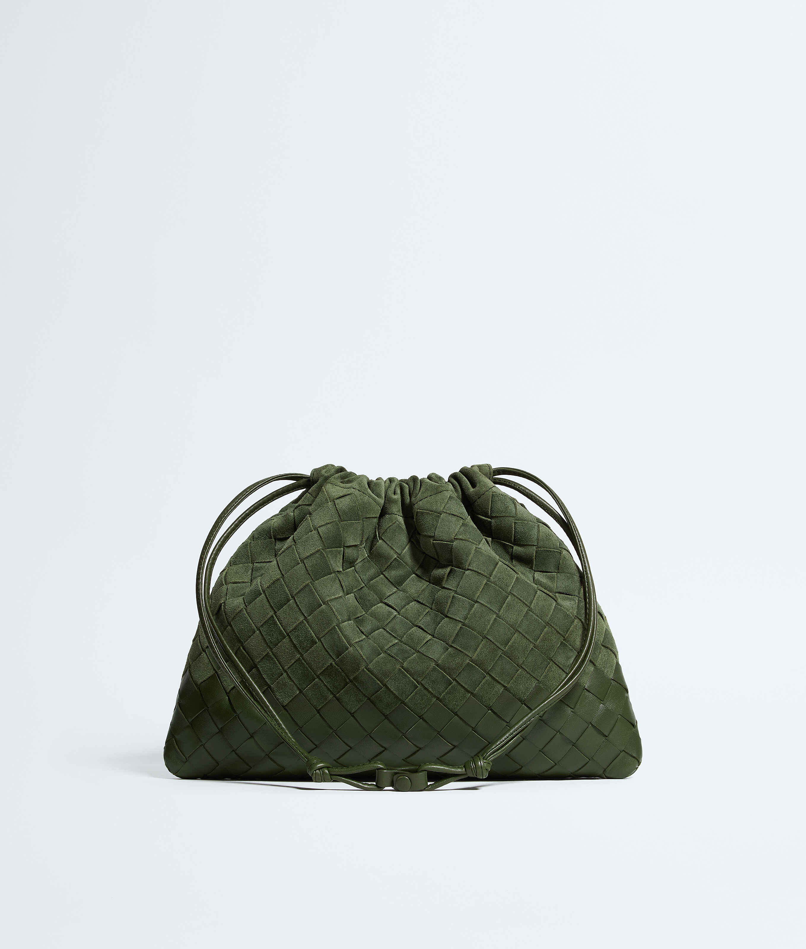 Women's Dustbag in Green tweed Bottega Veneta United Arab Emirates EN - Image 5