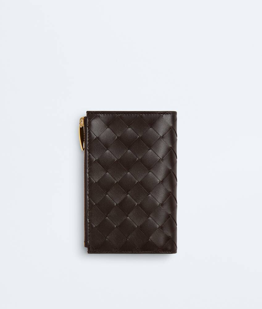 Women's Intrecciato Medium Bi-Fold Wallet in Fondant Bottega Veneta South Korea EN - Image 3