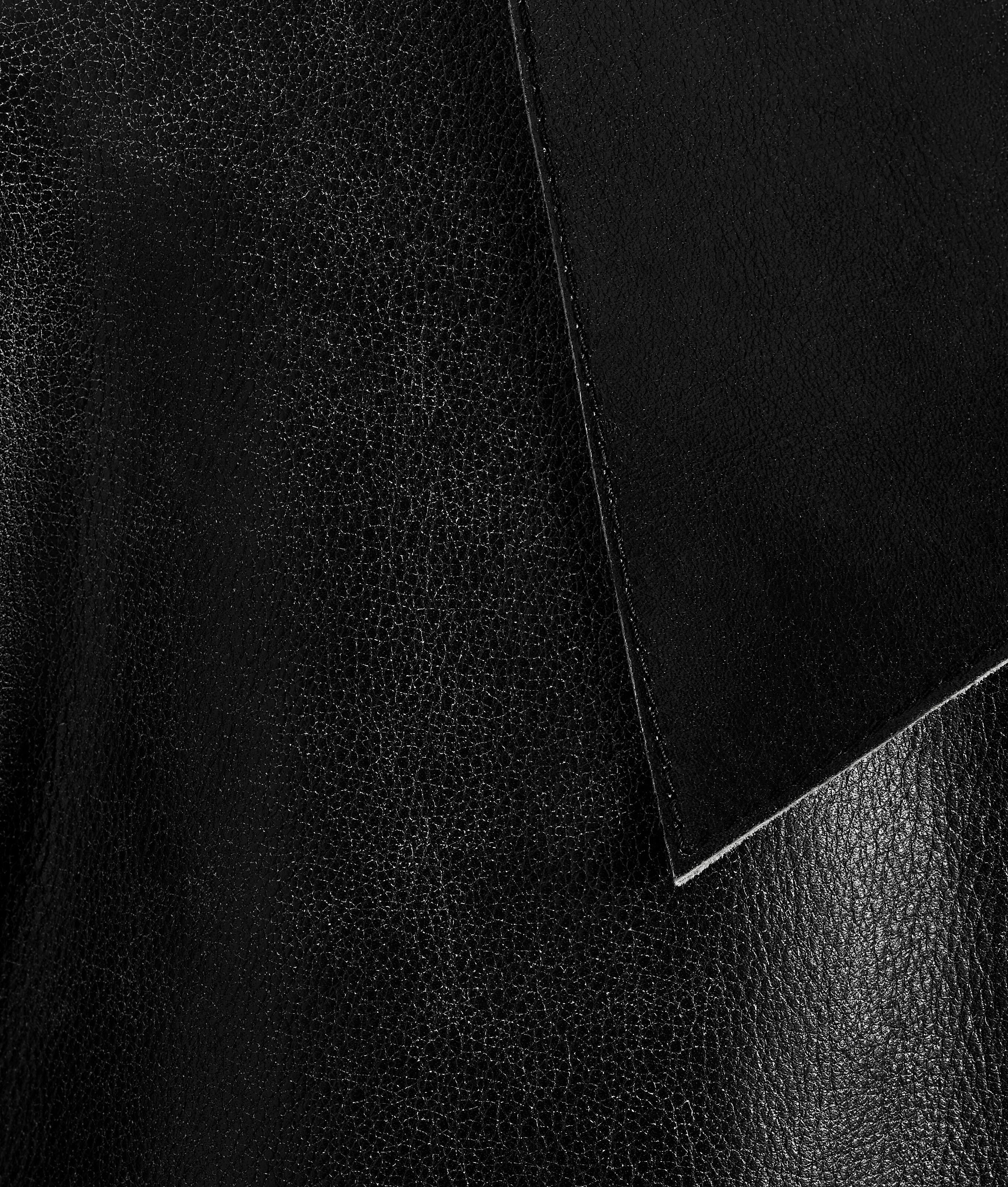 Men's Weathered Leather Jacket in Double black Bottega Veneta Luxembourg EN - Image 6