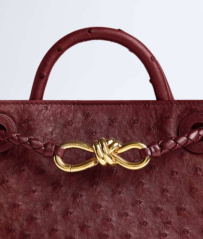 Women's Mini Andiamo in Lava red Bottega Veneta Denmark EN - Image 5