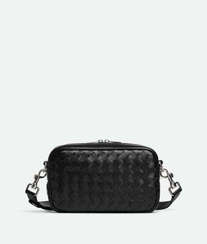 Sac cam&eacute;ra Intrecciato petit format pour Homme en Black Bottega Veneta France FR - Image 1