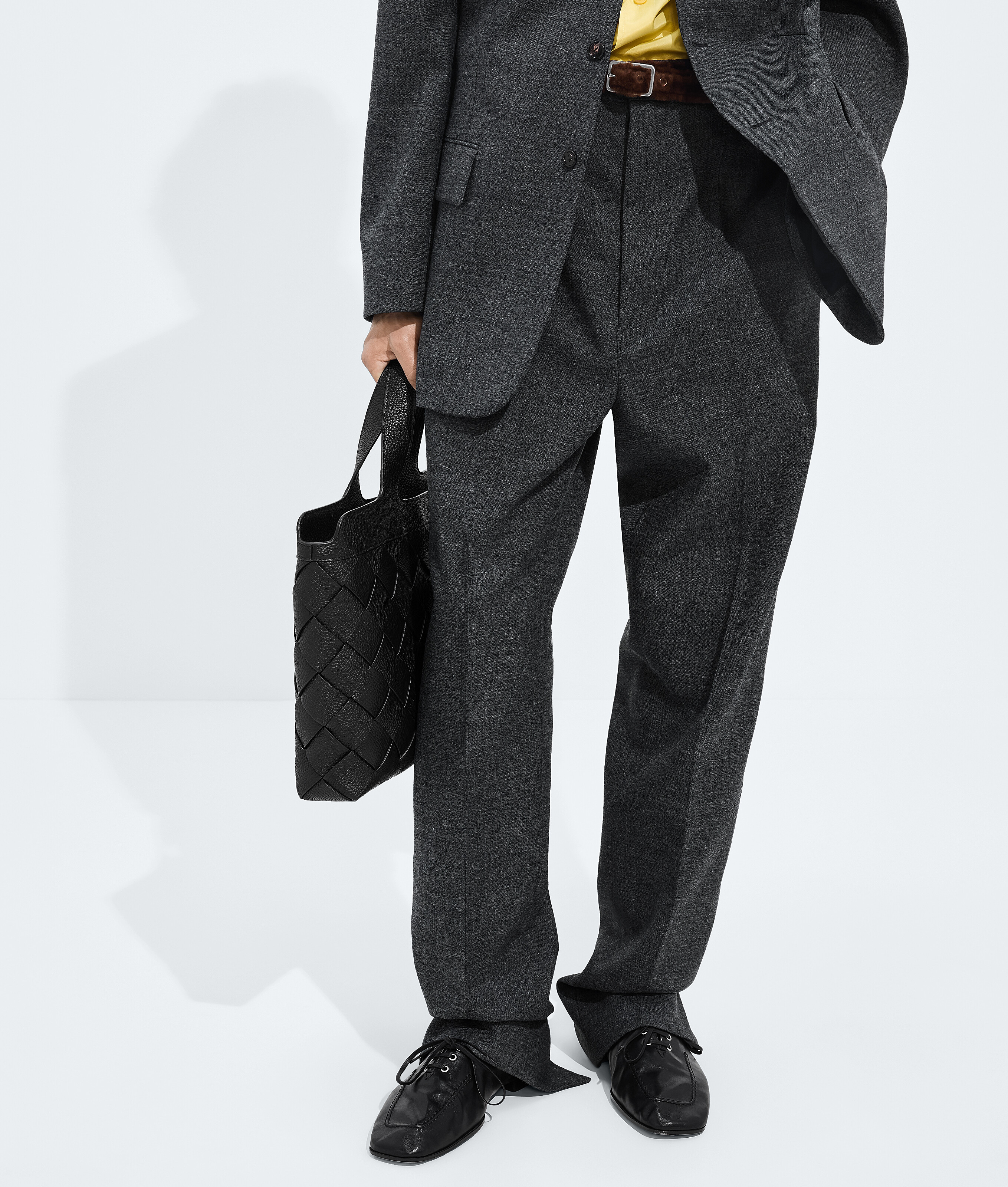 Men's Diago Briefcase in Black Bottega Veneta Luxembourg EN - Image 5