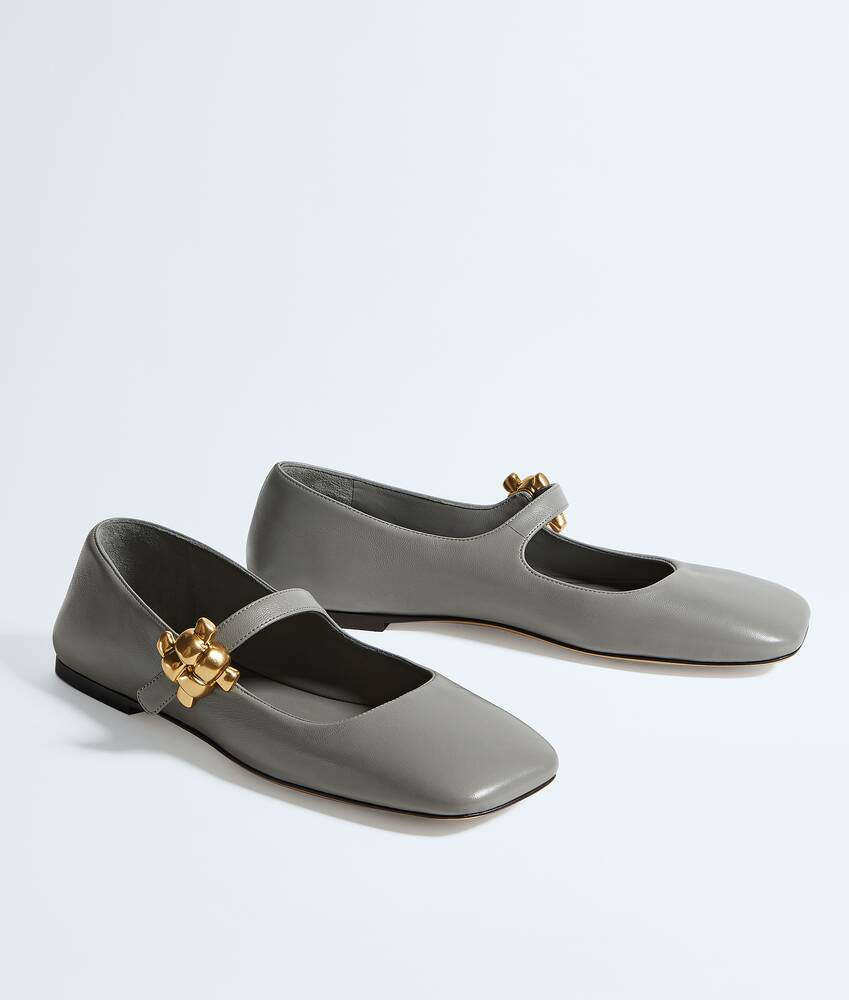 Women's Charlotte Mary-Jane Ballerina in Basalt Bottega Veneta Romania EN - Image 3